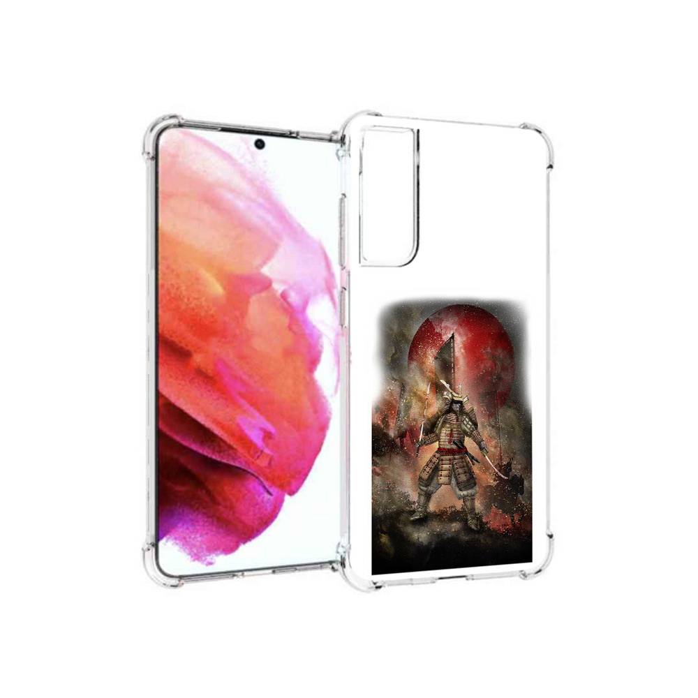 

Чехол MyPads Tocco для Samsung Galaxy S21 FE китайскийвоин, Прозрачный, Tocco