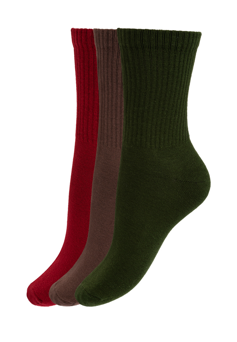 Носки детские Oldos OCAW22SC3KK09 цв. зеленый, коричневый, бордовый р. 26-28