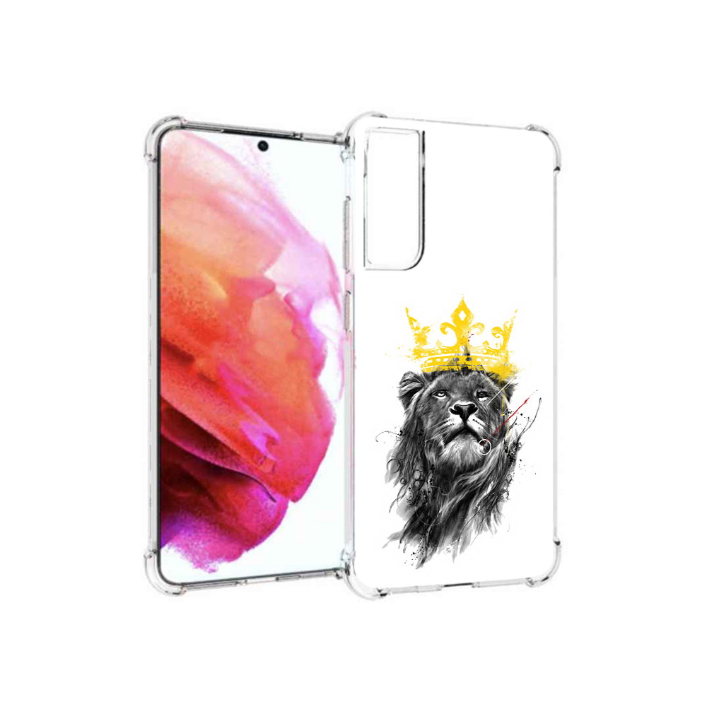 

Чехол MyPads Tocco для Samsung Galaxy S21 FE король-лев, Прозрачный, Tocco