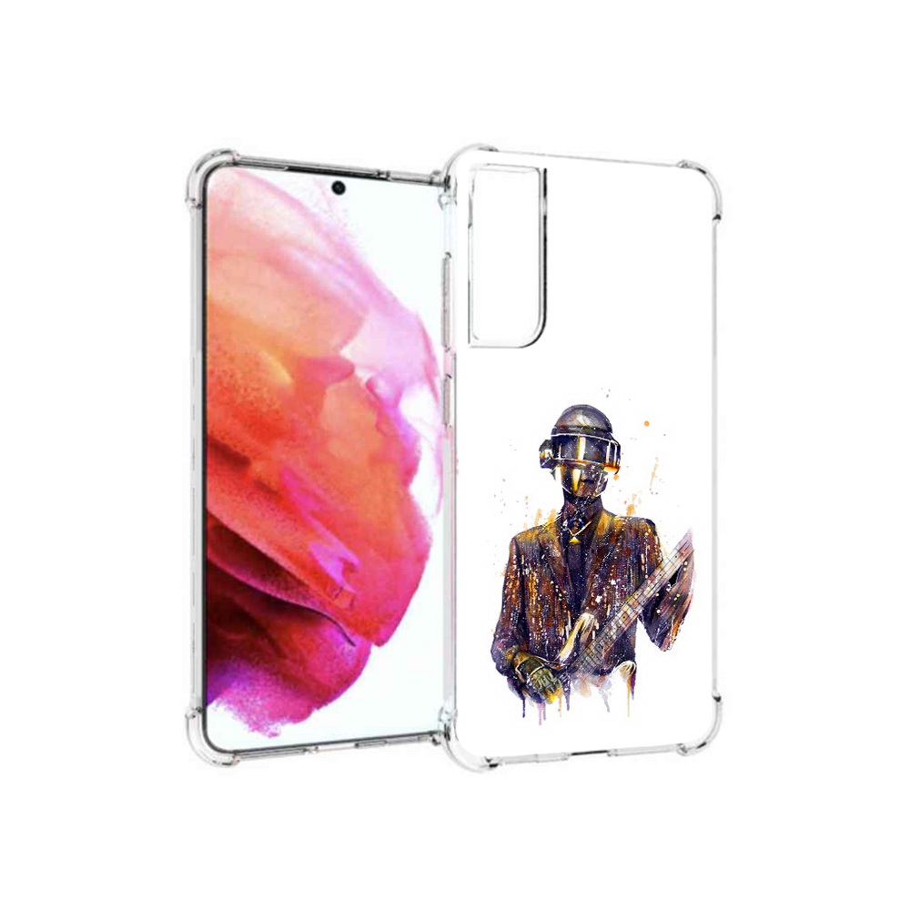

Чехол MyPads Tocco для Samsung Galaxy S21 FE космо-гитарист, Прозрачный, Tocco