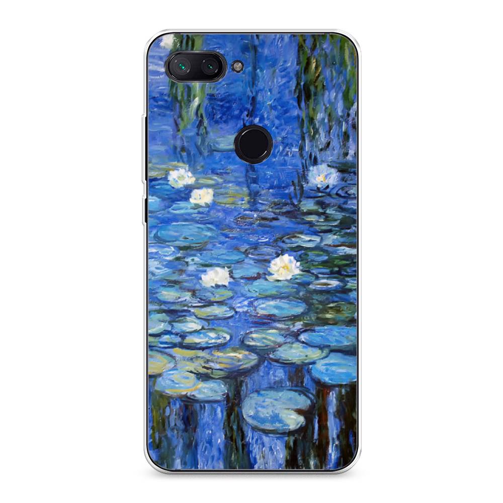 

Чехол на Xiaomi Mi 8 Lite (Youth Edition) "Нарисованный пруд", Синий;зеленый, 34550-4
