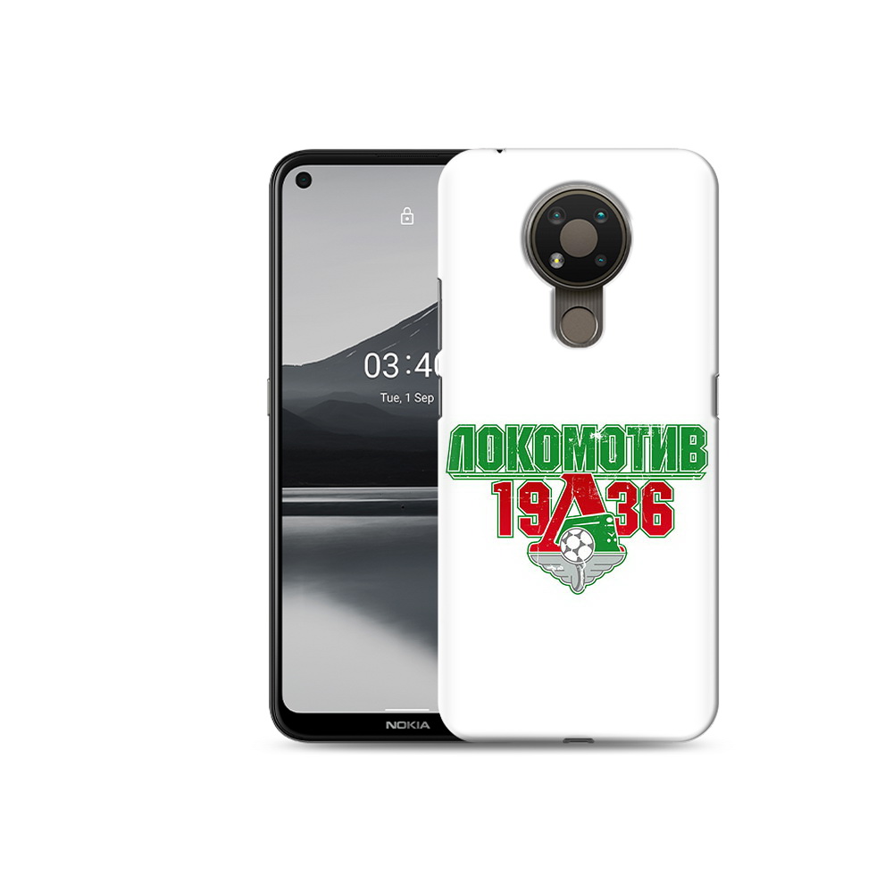 

Чехол MyPads Tocco для Nokia 3.4 ФК локомотив 1936, Прозрачный, Tocco