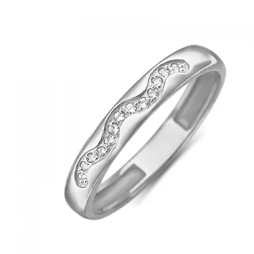 

Кольцо обручальное из золота р. , PLATINA jewelry 01-1529-00-101-1120-30, бриллиант, 01-1529-00-101-1120-30