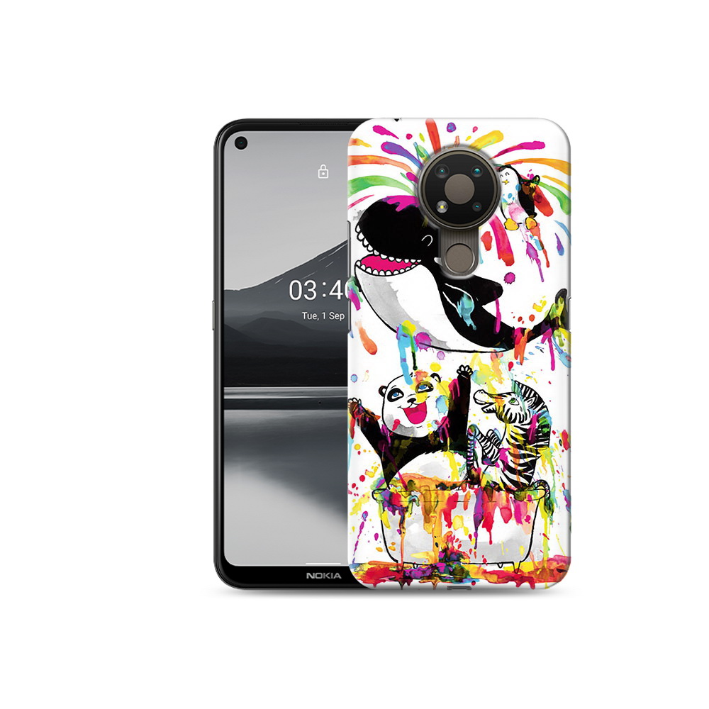 

Чехол MyPads Tocco для Nokia 3.4 Хиппи кит, Прозрачный, Tocco