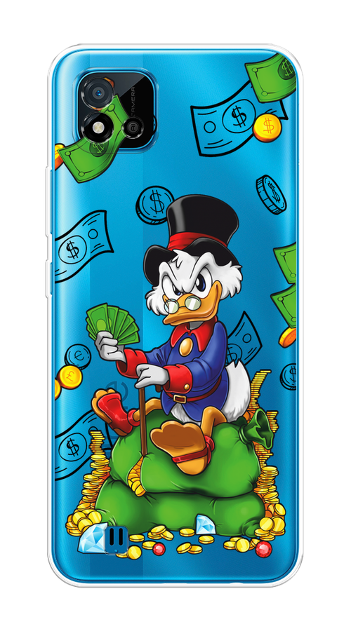

Чехол на Oppo Realme C11 (2021) "Scrooge Richness", Черный;синий;зеленый, 257550-1