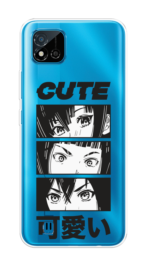 

Чехол на Oppo Realme C11 (2021) "Милые аниме девочки", Прозрачный;белый;черный, 257550-1