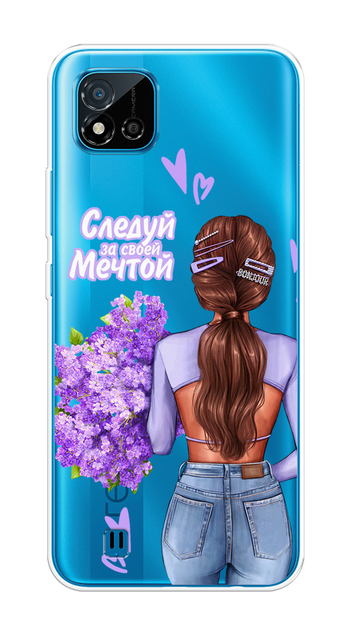 

Чехол на Oppo Realme C11 (2021) "Следуй за своей мечтой", Фиолетовый;коричневый, 257550-1