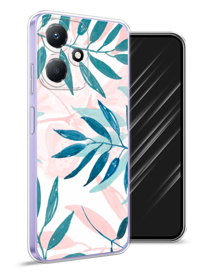 

Чехол Awog для Infinix Hot 30 Play "Акварельные веточки", Синий;зеленый;розовый, 3104250-7