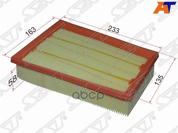 

Фильтр Воздушный Nissan Qashqai 06-13 Sat арт. ST-16546-JD20B