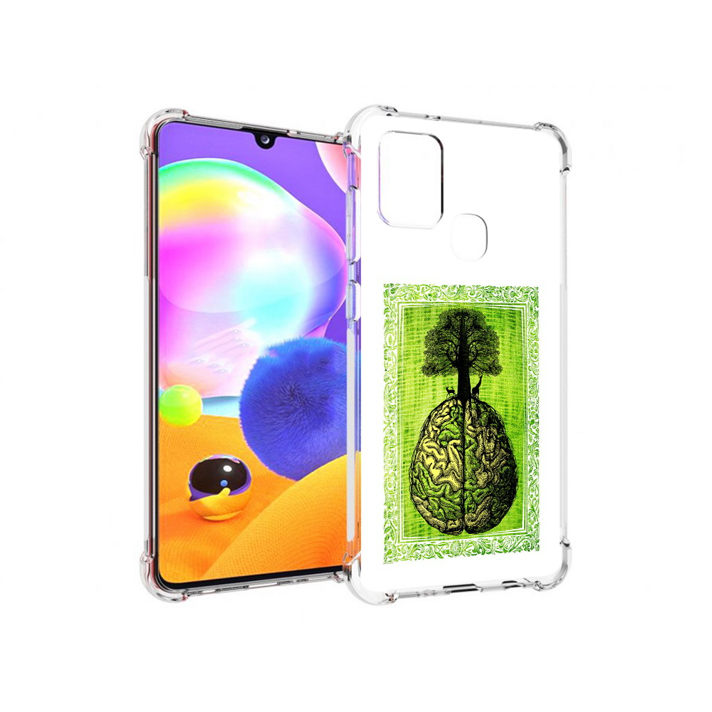 

Чехол MyPads Tocco для Samsung Galaxy A21s абстракция здоровый мозг (PT149116.528.211), Прозрачный, Tocco