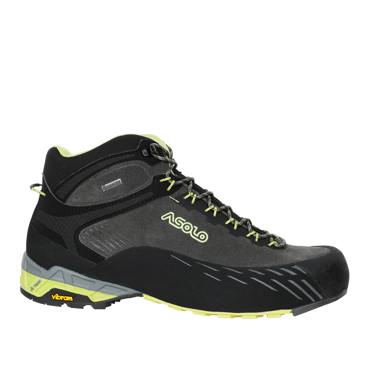 Ботинки Asolo Eldo Mid LTH GV, graphite/green oasis, 7.5 UK