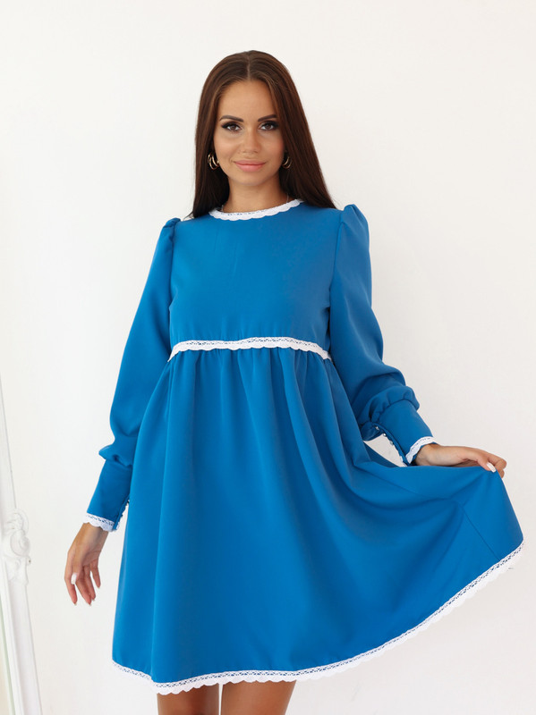 

Платье женское DAZZLE STYLE Маргарита синее 42 RU, Маргарита