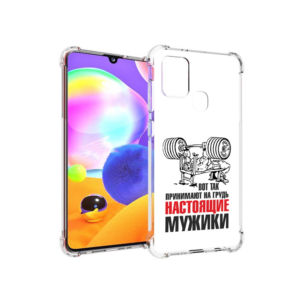 Чехол MyPads Tocco для Samsung Galaxy A21s бодибилдинг для мужиков (PT149116.528.233)