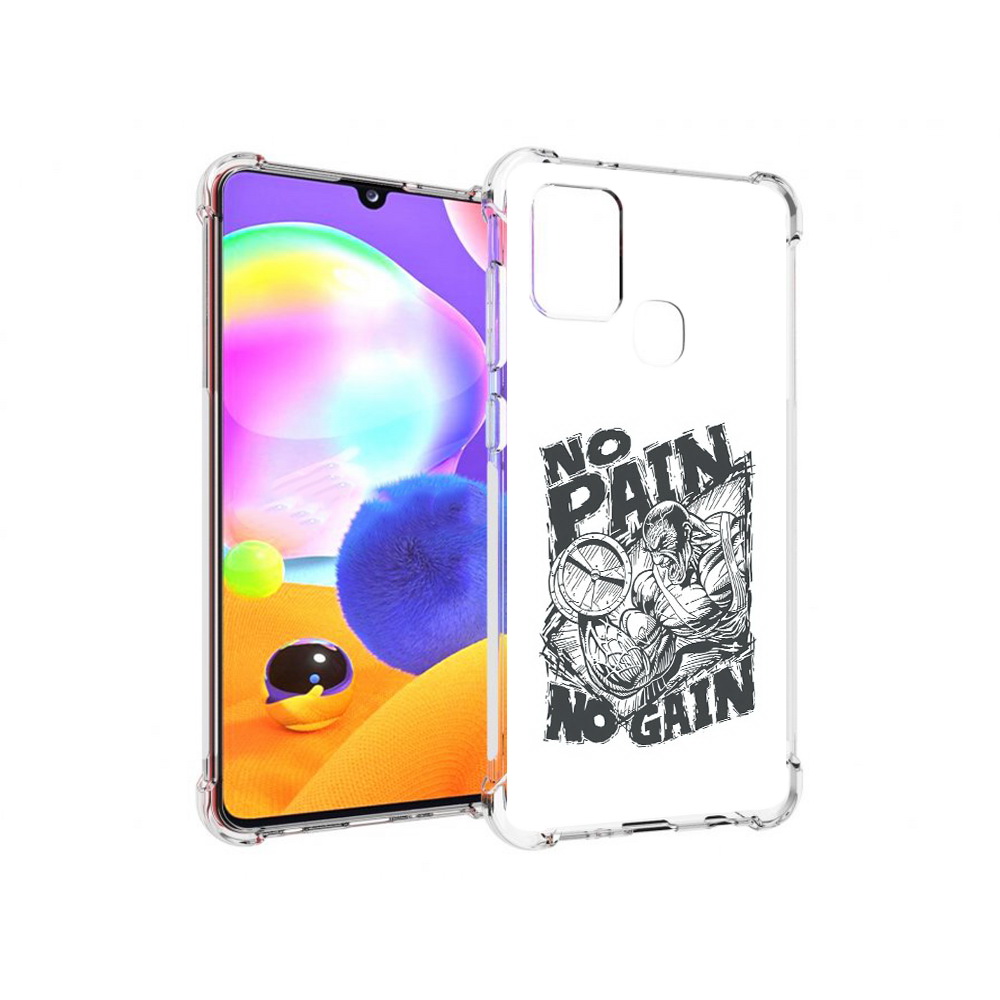 

Чехол MyPads Tocco для Samsung Galaxy A21s бодибилдинг тяжелая работа (PT149116.528.238), Прозрачный, Tocco