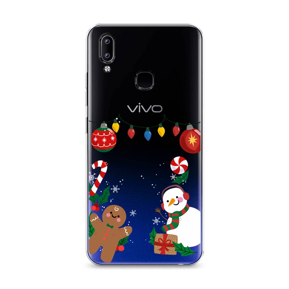 

Чехол для Vivo Y93/Y93 lite "Новогоднее настроение", Коричневый;красный;зеленый, 262950-5