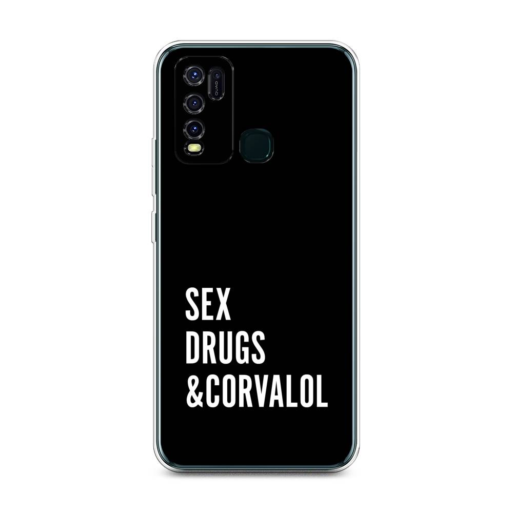 

Чехол для Vivo Y30/Y50 "Corvalol", Черный;серый;белый, 263150-6