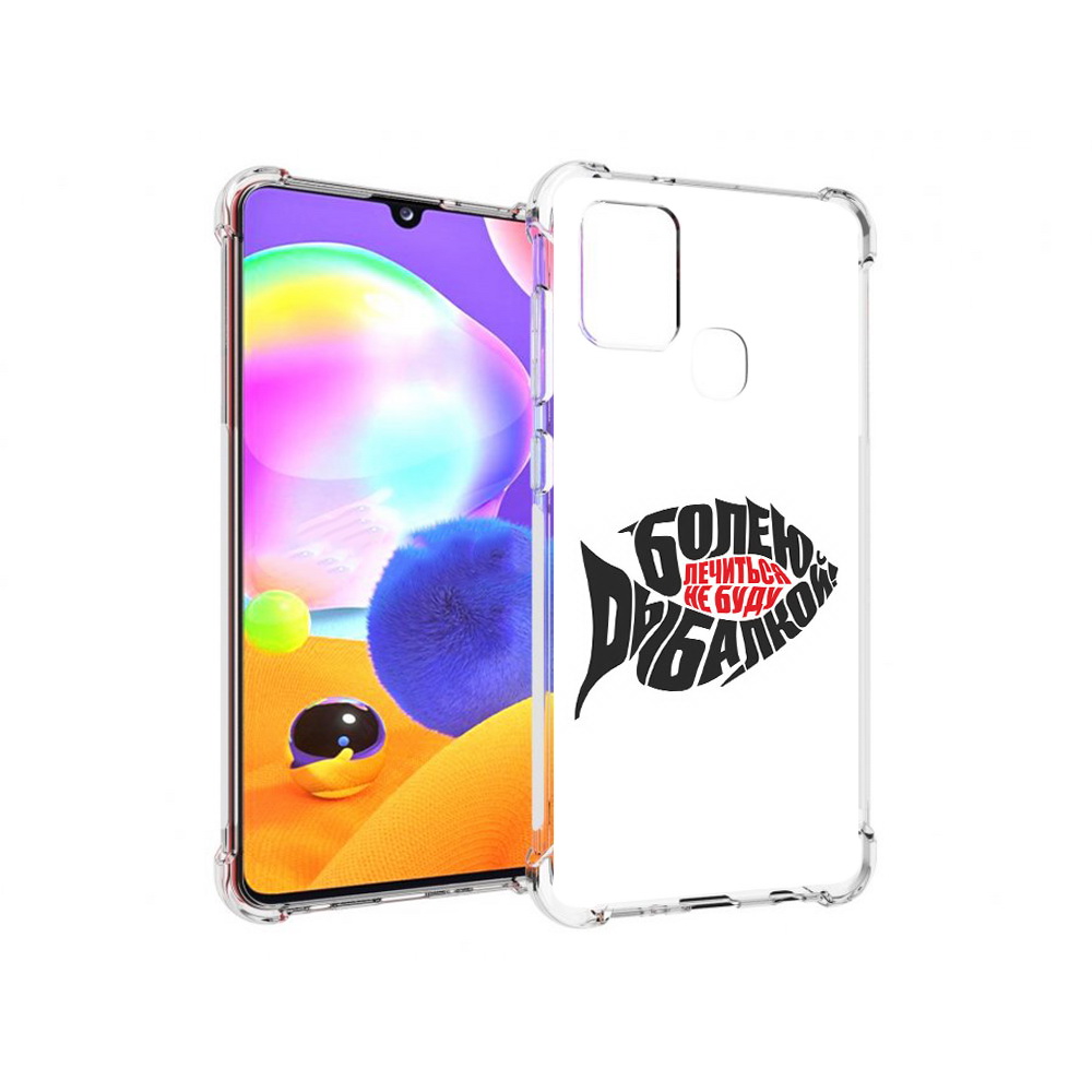 Чехол MyPads Tocco для Samsung Galaxy A21s болею рыбалкой (PT149116.528.245)
