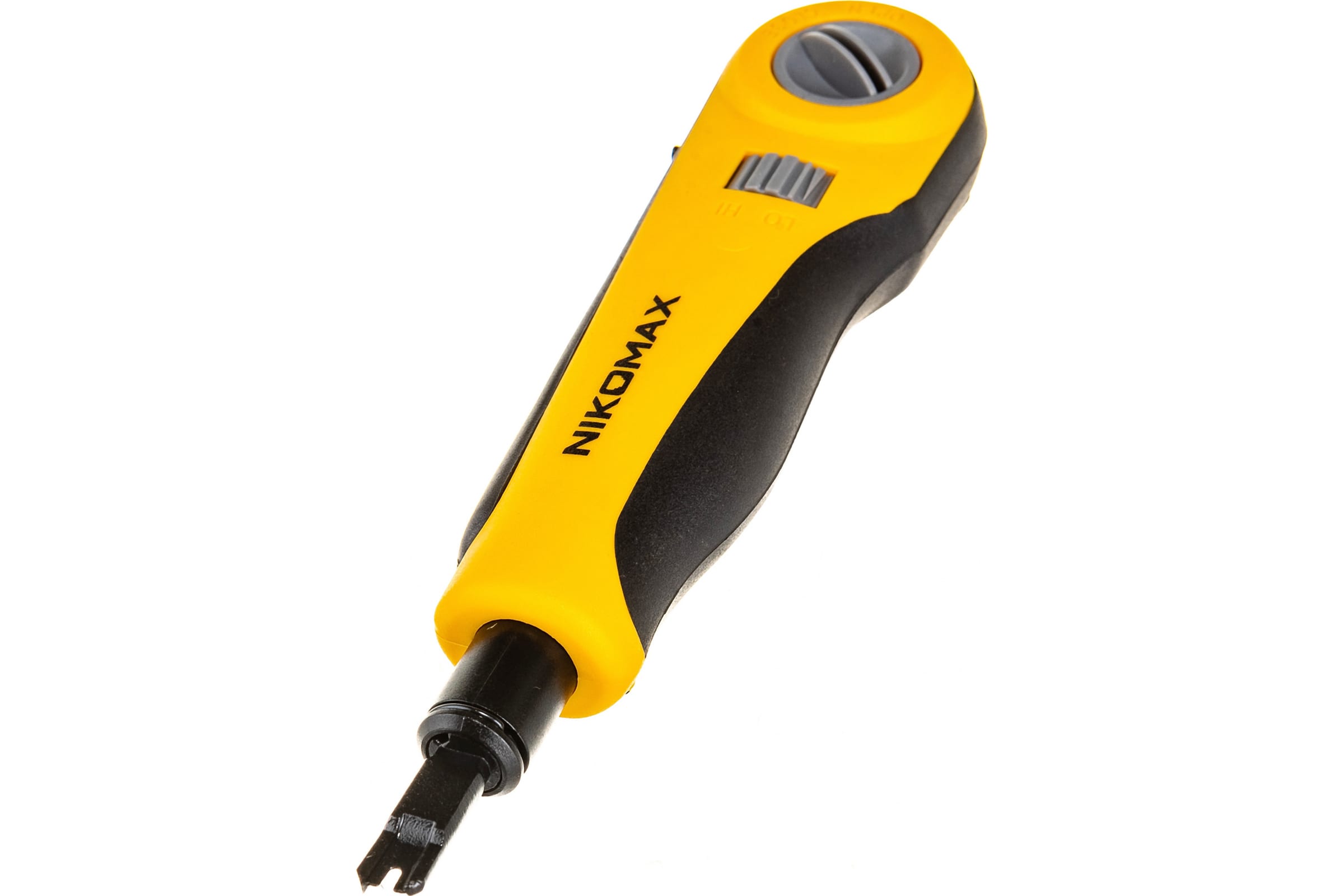 NIKOMAX Инструмент для заделки витой пары, нож для кроссов типа 110 в комплекте NMC-3640RB инструмент для заделки и обрезки витой пары rexant