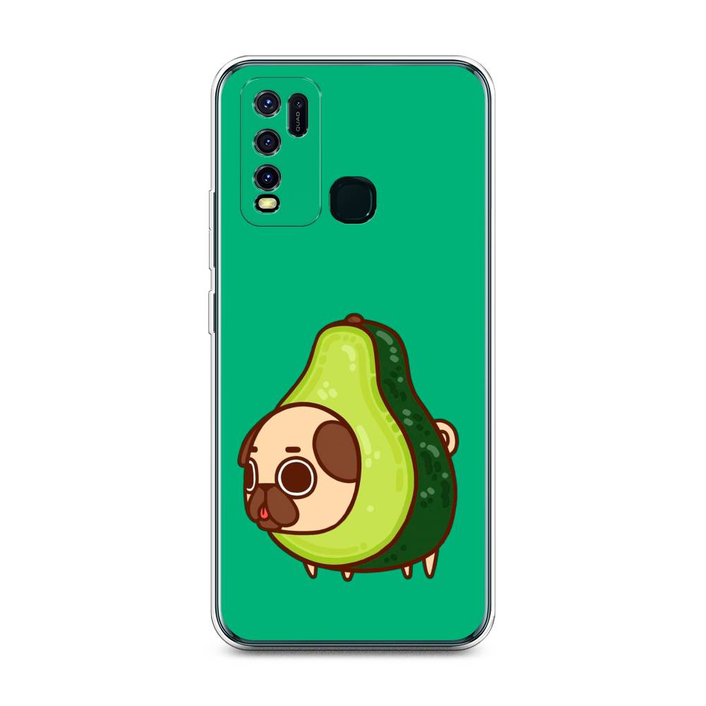 

Чехол для Vivo Y30/Y50 "Мопс авокадик", Зеленый, 263150-1