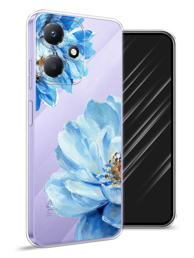 

Чехол Awog для Infinix Hot 30 Play "Голубые клематисы", Голубой, 3104250-8