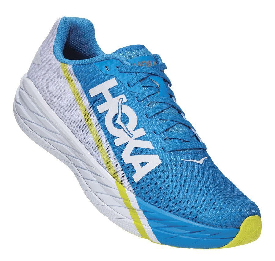 

Кроссовки унисекс Hoka Rocket X голубые 11 US, Голубой, Rocket X