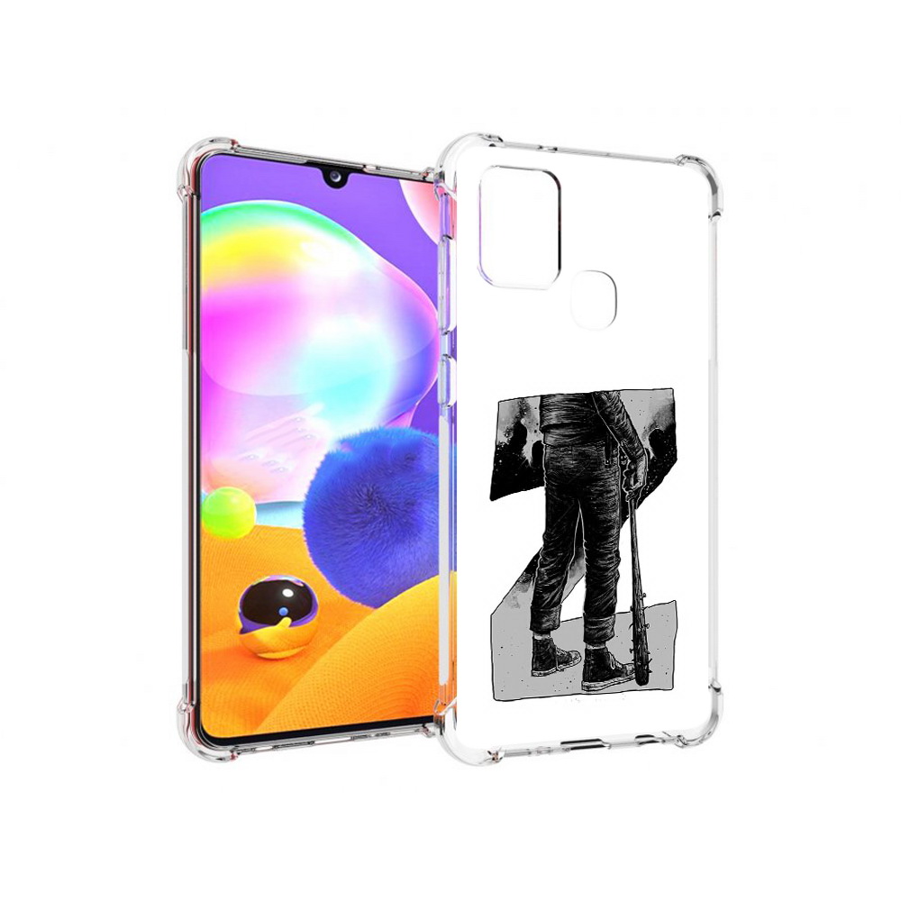 

Чехол MyPads Tocco для Samsung Galaxy A21s воин черно белый (PT149116.528.265), Tocco