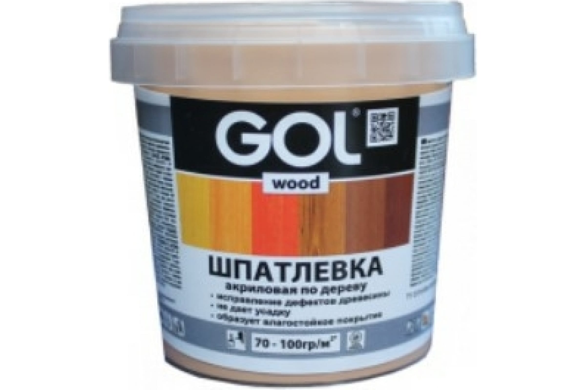 Palizh GOL Шпатлевка акриловая по дереву wood МАСТЕР 0,65кг дуб светлый Wd.250.02 11605753