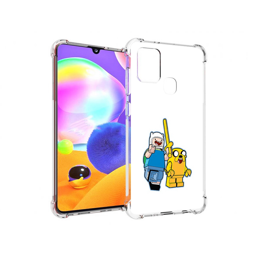 

Чехол MyPads Tocco для Samsung Galaxy A21s время приключений лего (PT149116.528.274), Прозрачный, Tocco