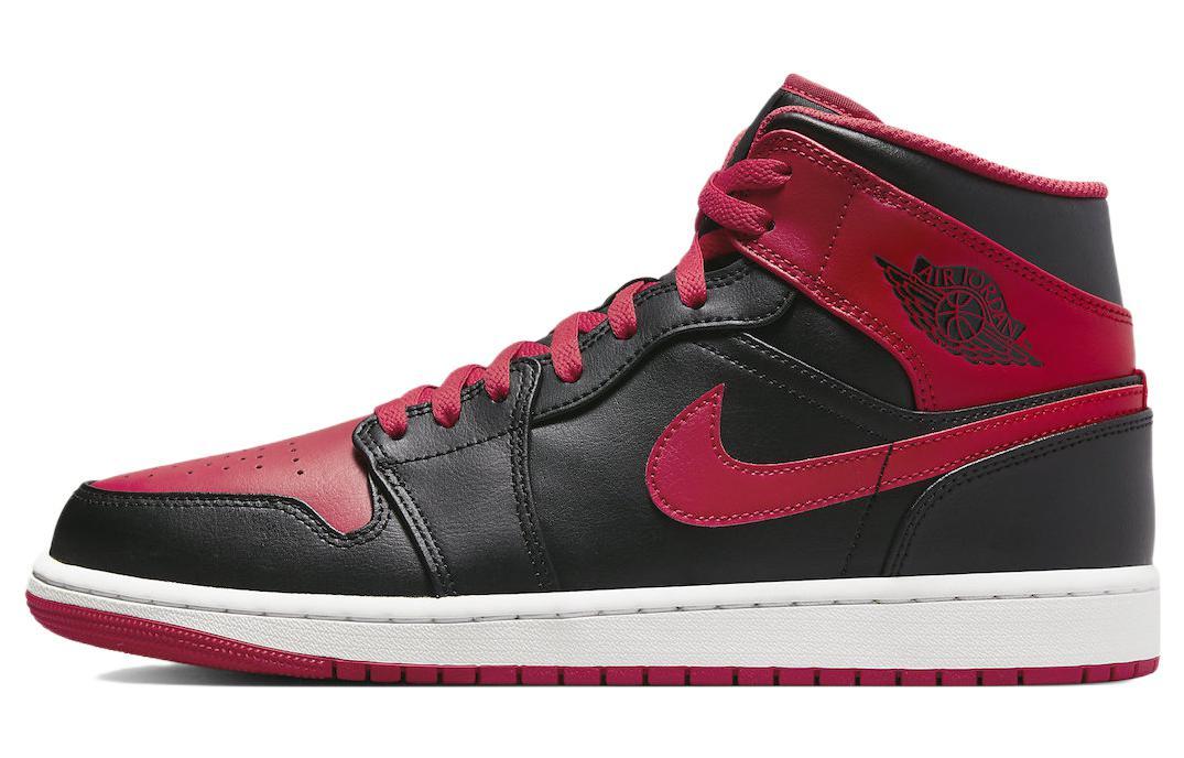 

Кеды унисекс Jordan Air Jordan 1 mid alternate bred разноцветные 44.5 EU, Разноцветный, Air Jordan 1 mid alternate bred