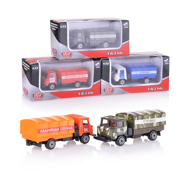 

Игровой грузовик Технопарк газ 66