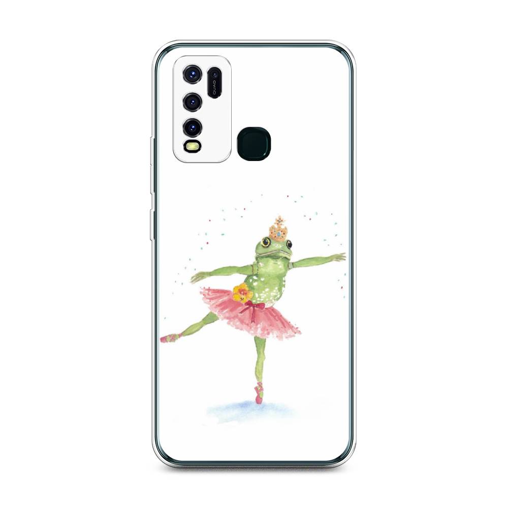 

Чехол для Vivo Y30/Y50 "Лягушка-балерина", Зеленый, 263150-4