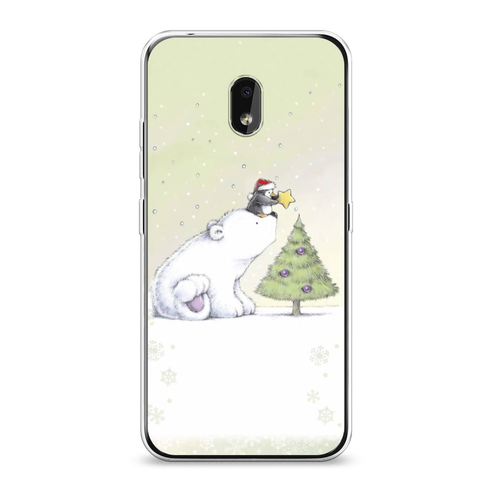 

Чехол на Nokia 2.2 "Украшение елки", Белый;бежевый, 122950-5