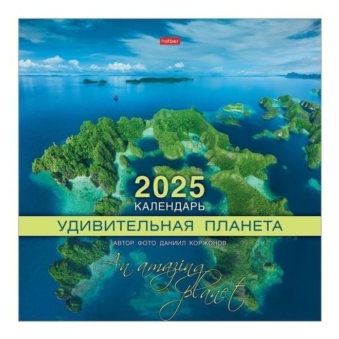 Календарь настенный перекидной Планета на 2025 год 30 х 30 см