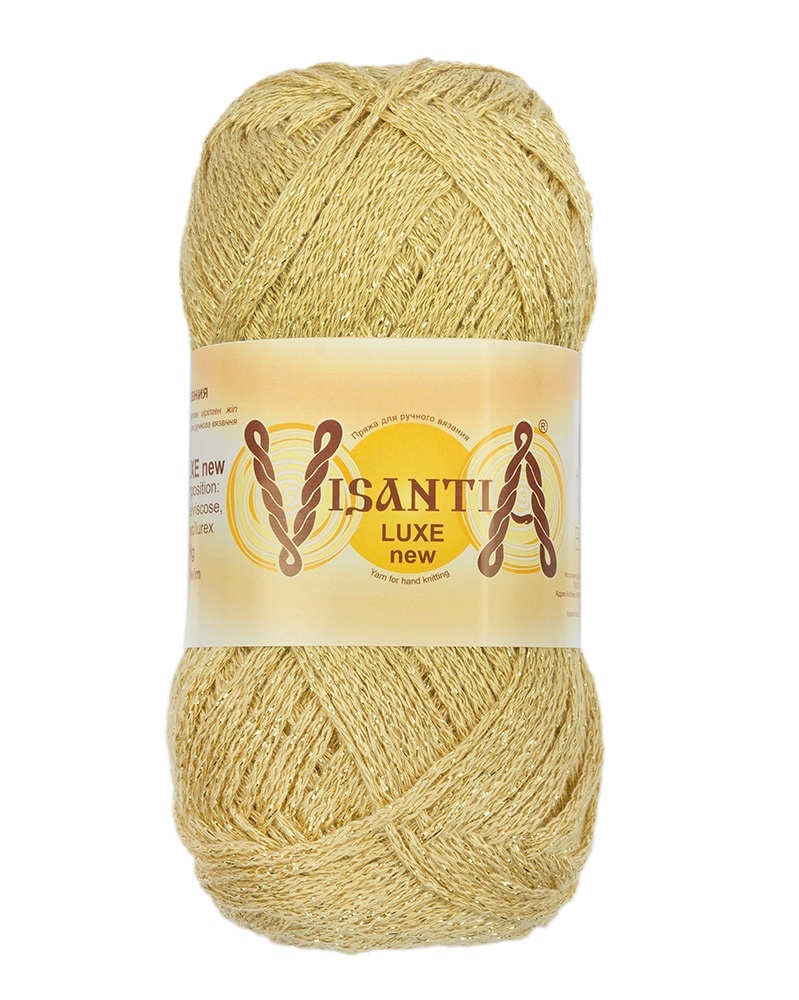 

Visantia Luxe new, вискоза, люрекс, 5х100 г, 240 м, цвет 03 бежевый