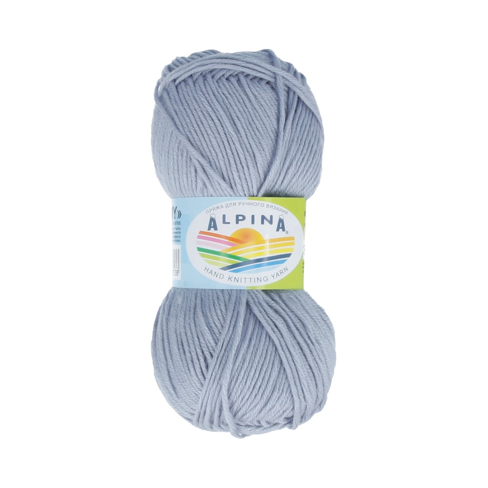 

Alpina Tommy, 100% микнес, 10 шт по 50 г, 138 м, цвет 040 серый