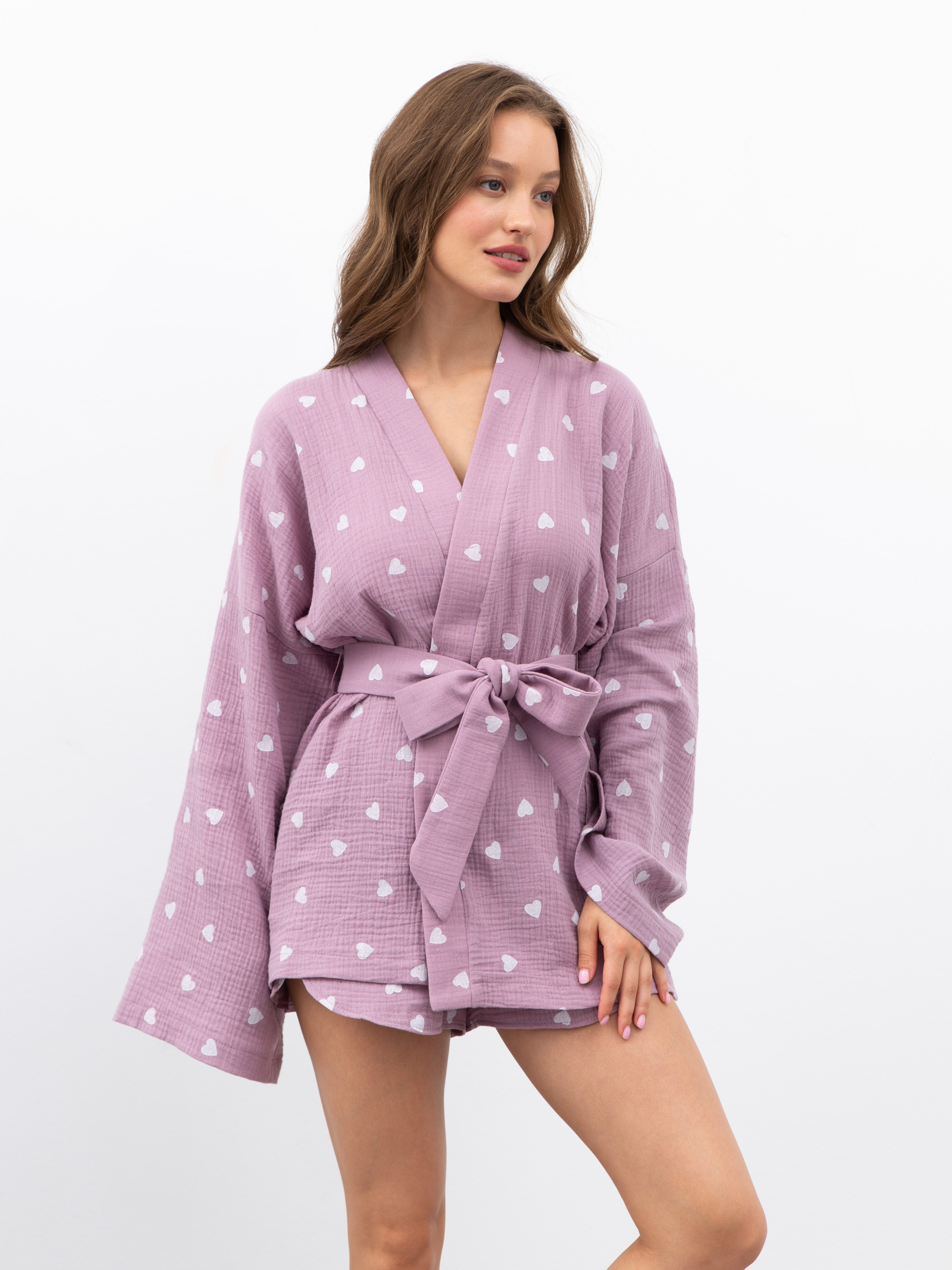 

Комплект домашний женский Mimi Pajamas Brand 10002 фиолетовый 38-40 RU, 10002
