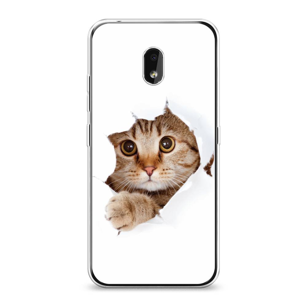 

Чехол на Nokia 2.2 "Кот и бумага", Белый;коричневый, 122950-1