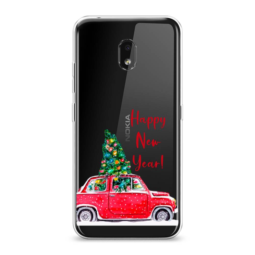 

Чехол на Nokia 2.2 "Happy New Year", Красный;зеленый, 122950-5