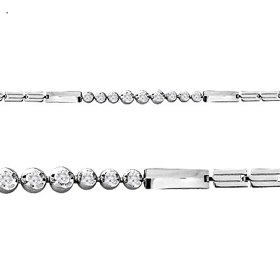 

Браслет из золота р. 18 AQUAMARINE 970309_585_бз, 970309_585_бз