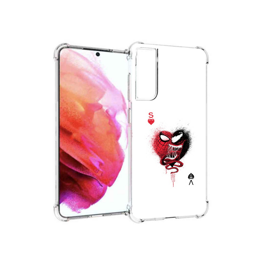 Чехол MyPads Tocco для Samsung Galaxy S21 FE Веном