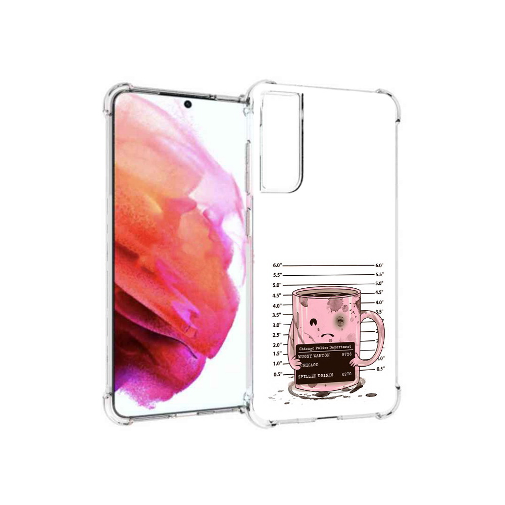 

Чехол MyPads Tocco для Samsung Galaxy S21 FE кружка, Прозрачный, Tocco