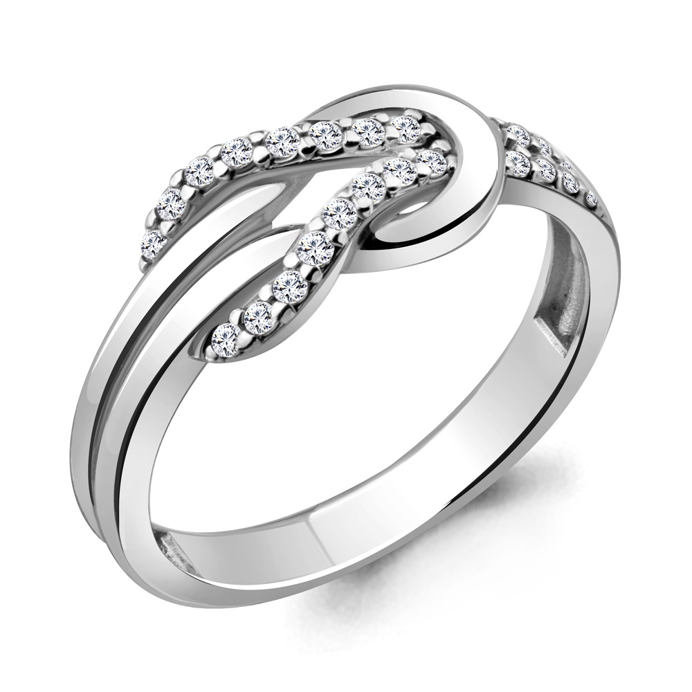 

Кольцо из серебра р. 17,5 AQUAMARINE 68741А_925_р, 68741А_925_р