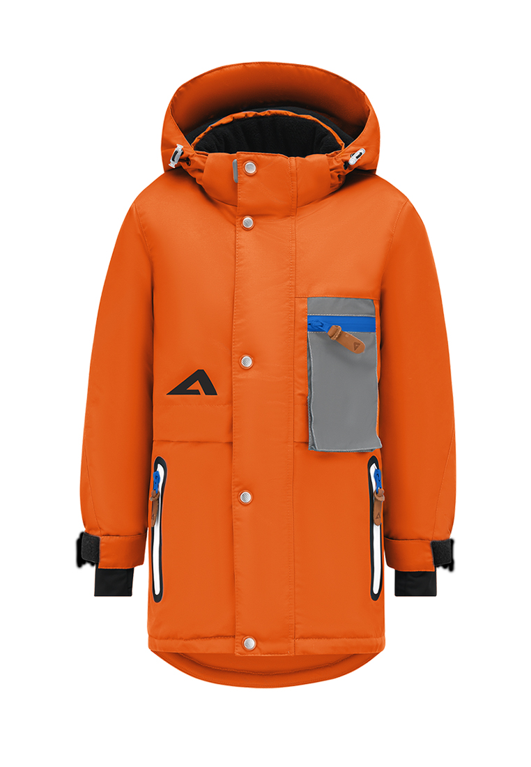 Куртка детская Oldos Ферб AOAW22JK1T133 цв. морковный р. 134