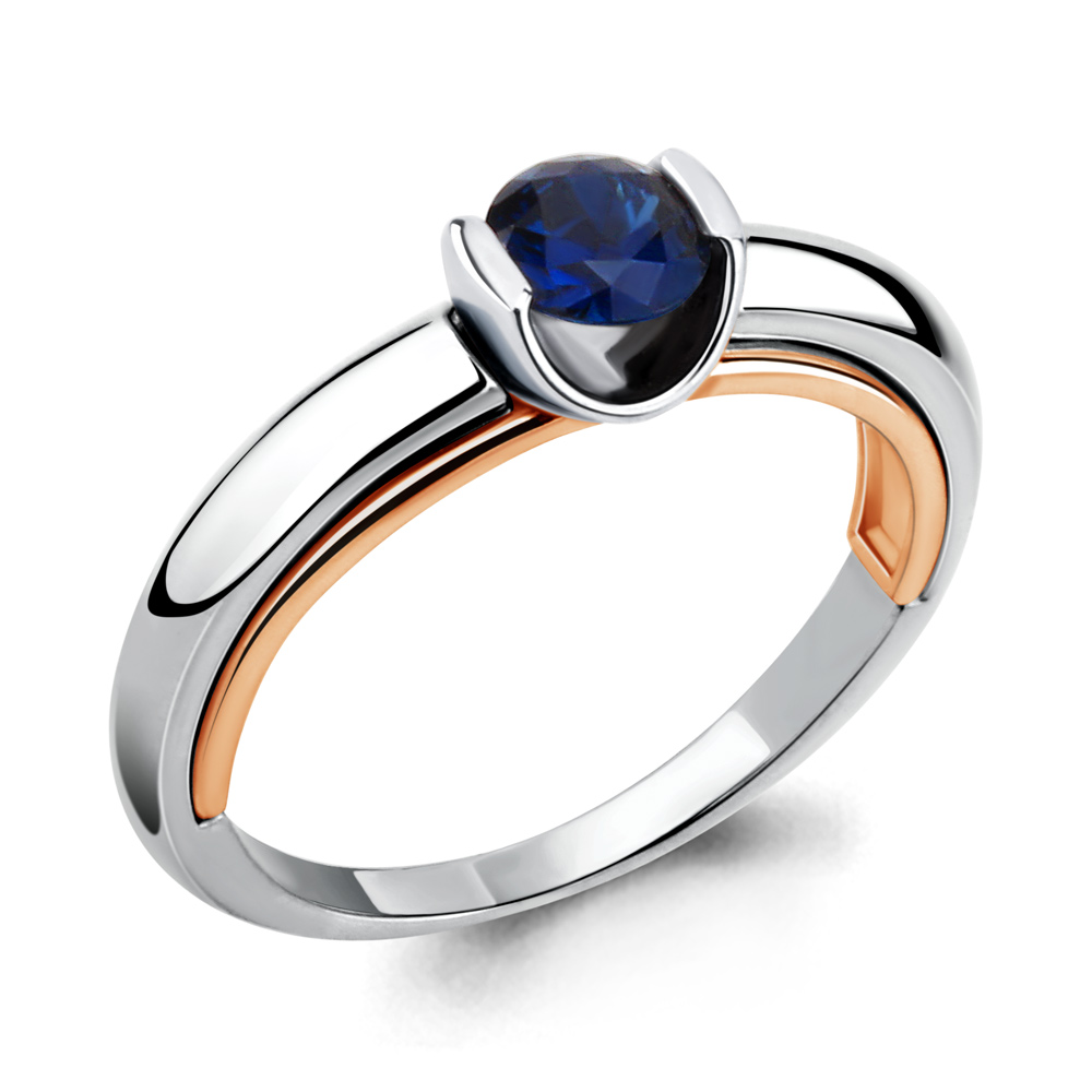

Кольцо из золота р.  AQUAMARINE 963453к_585_кз, 963453к_585_кз