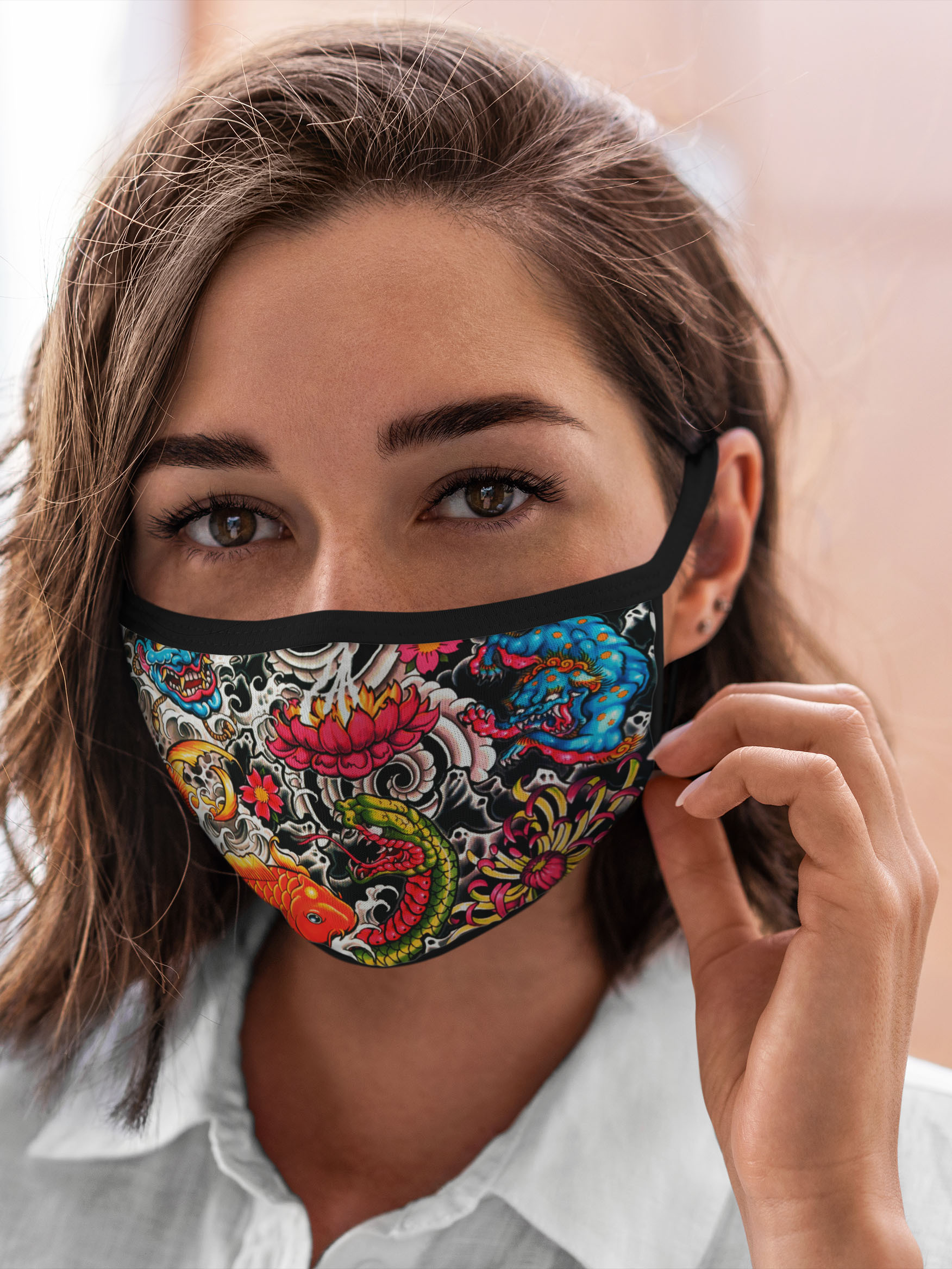

Многоразовая маска унисекс Burnettie Модные Dsquared Tattoo, Разноцветный, Модные Dsquared Tattoo