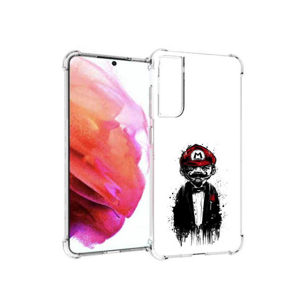 

Чехол MyPads Tocco для Samsung Galaxy S21 FE марио, Прозрачный, Tocco