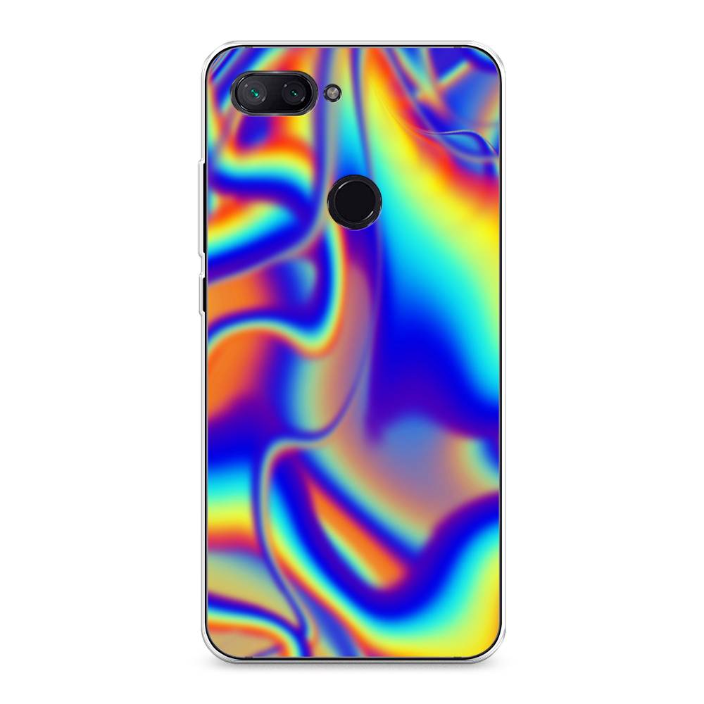 

Чехол на Xiaomi Mi 8 Lite (Youth Edition) "Яркая голограмма", Разноцветный, 34550-3