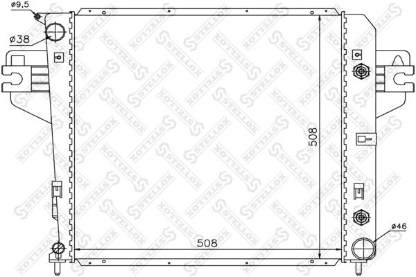 

STELLOX Радиатор охлаждения STELLOX 1025629sx