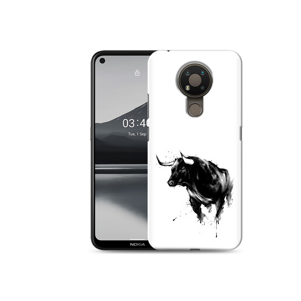 

Чехол MyPads Tocco для Nokia 3.4 бык, Прозрачный, Tocco