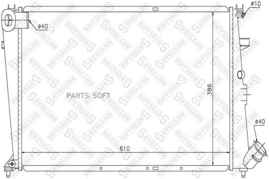 

STELLOX Радиатор охлаждения STELLOX 1025651sx